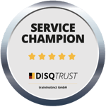 DISQTrust Siegel_Service Champion_trainInstinct GmbH_1